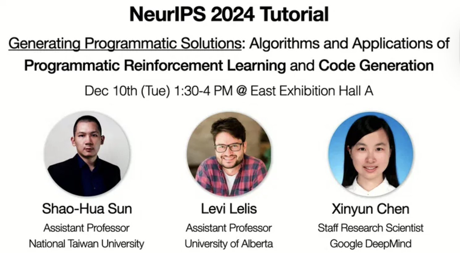 NeurIPS 2024 Tutorial
